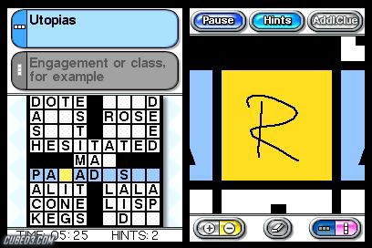 Screenshot for Nintendo Presents Crossword Collection on Nintendo DS